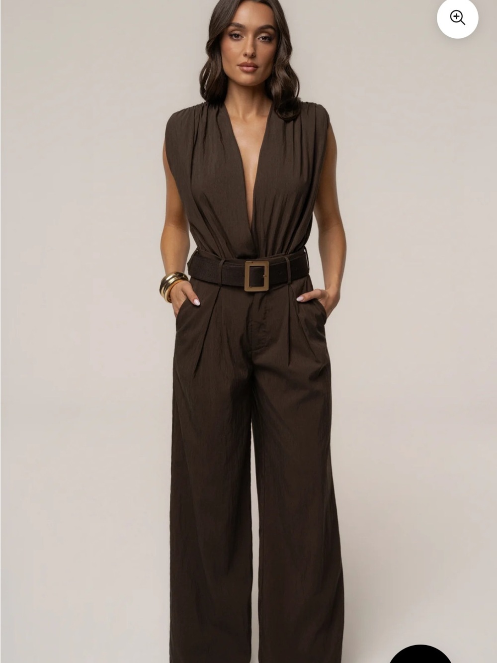 JLUXLABEL Brown Prime Trouser